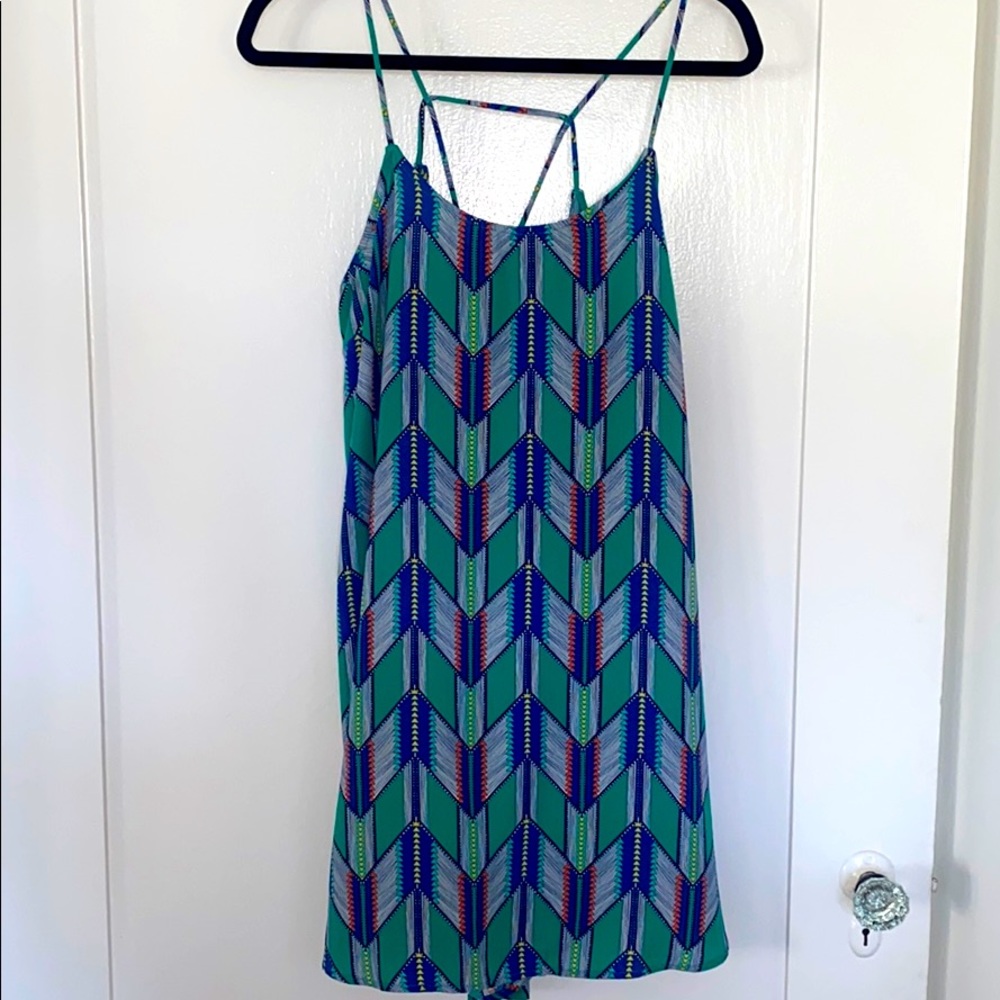 Geometric Spring Dress